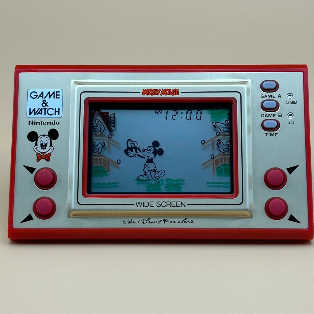 Nintendo Game & Watch MICKEY MOUSE MC-25 1981 Mint In Box