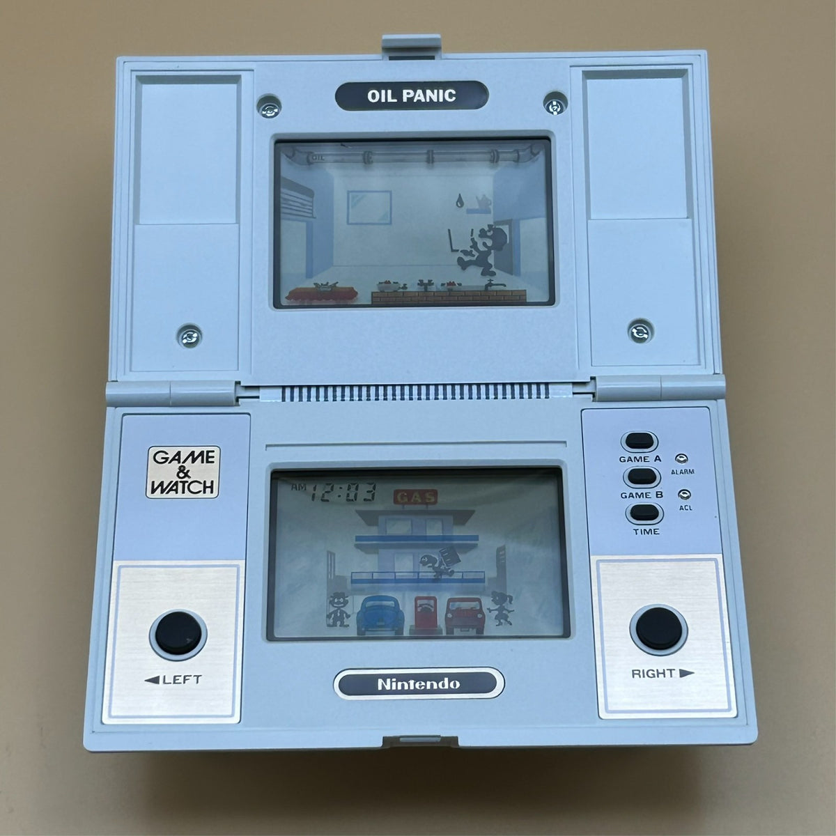 Nintendo Game & Watch OIL PANIC OP-51 1982 New Old Stock