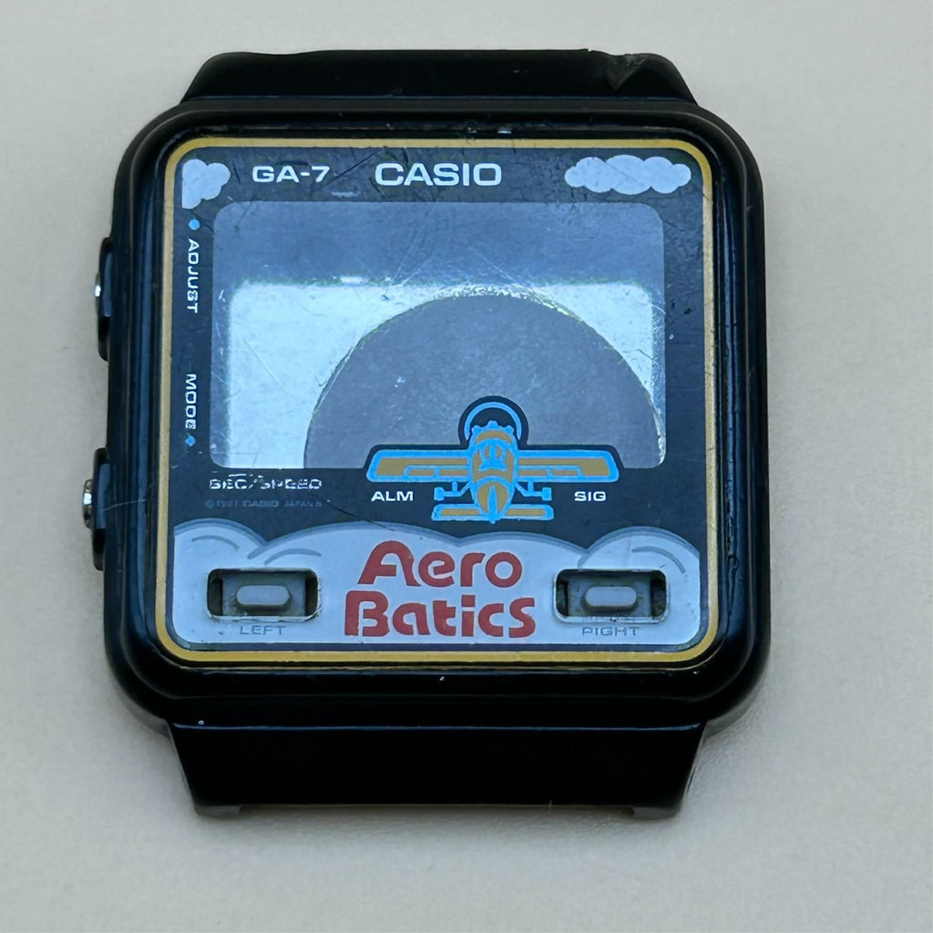 Casio Game Watch GA-7 AERO BATICS Shell and Parts Only Vintage Japan 1987