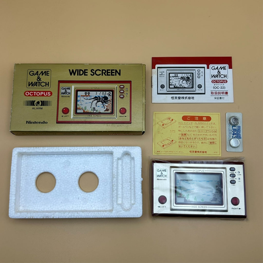 Nintendo Game & Watch OCTOPUS OC-22 1981 Vintage Japan NEW