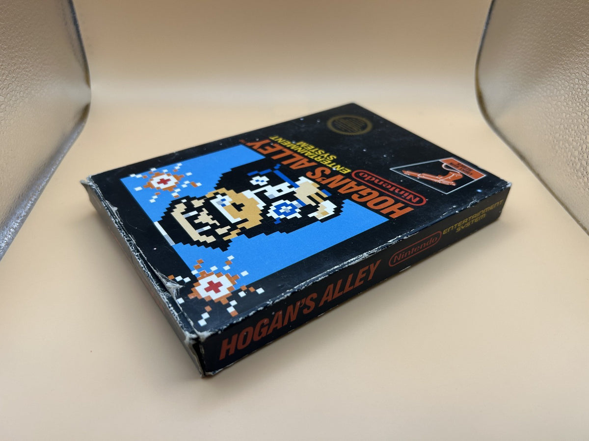 NES HOGAN'S ALLEY 5 Screw CIB Black Box Authentic Tested