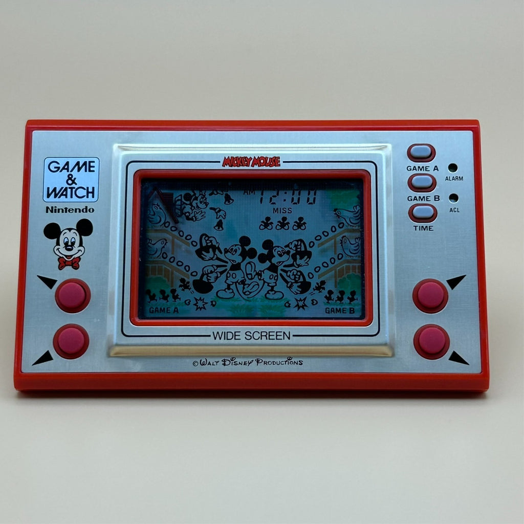 Nintendo Game & Watch MICKEY MOUSE MC-25 1981 w/ Box Vintage Japan