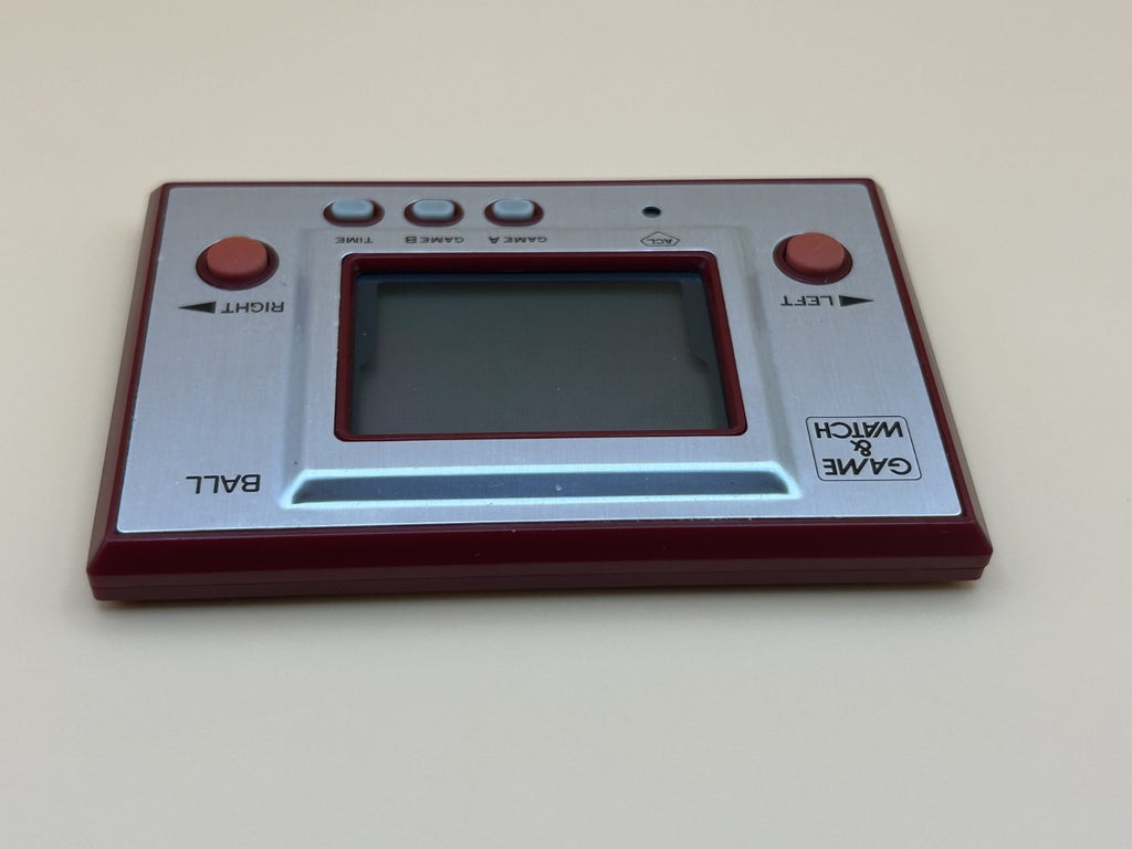Nintendo Game & Watch 2nd Ed BALL AC-01 Silver Series 1980 With Box