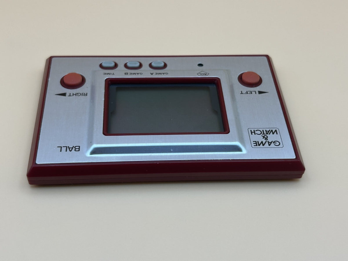 Nintendo Game & Watch 2nd Ed BALL AC-01 Silver Series 1980 With Box