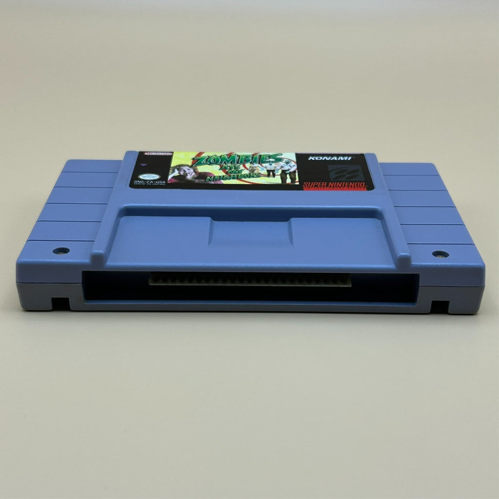 SNES ZOMBIES ATE MY NEIGHBORS Authentic Super Nintendo Game Cart Cleaned Tested