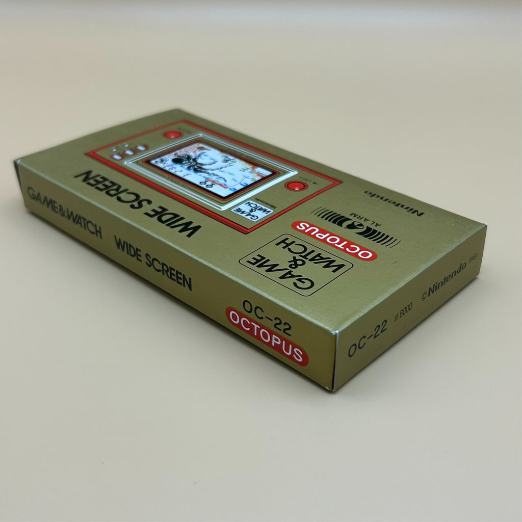 OCTOPUS Nintendo Game & Watch Wide Screen OC-22 1981 New Old Stock NOS