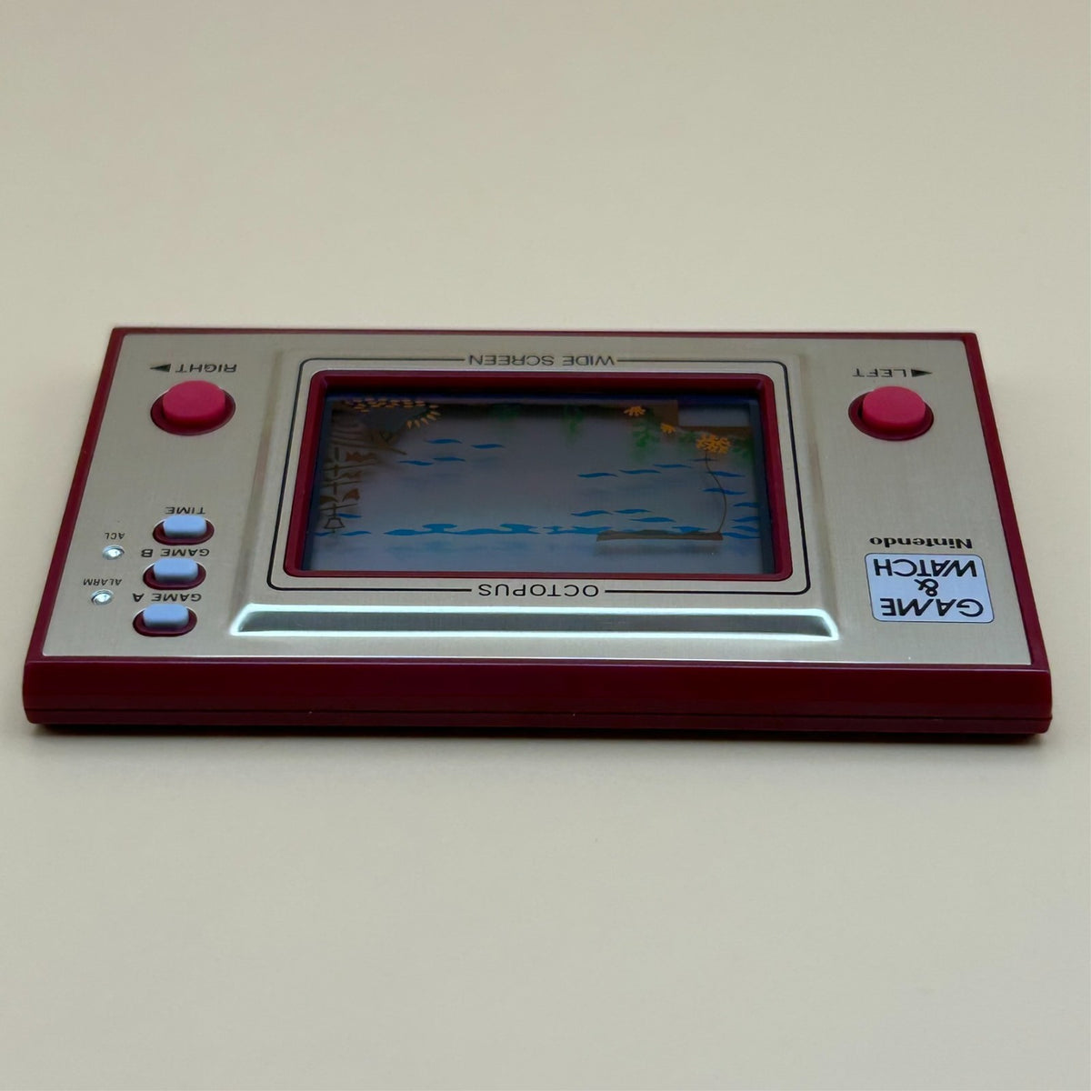 OCTOPUS Nintendo Game & Watch Wide Screen OC-22 1981 New Old Stock NOS