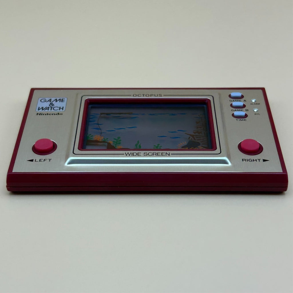 OCTOPUS Nintendo Game & Watch Wide Screen OC-22 1981 New Old Stock NOS