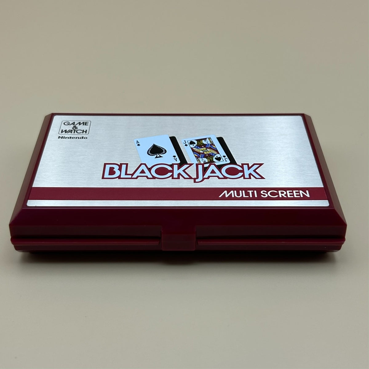 BLACK JACK Nintendo Game & Watch BJ-60 Multi Screen 1985 Mint In Box