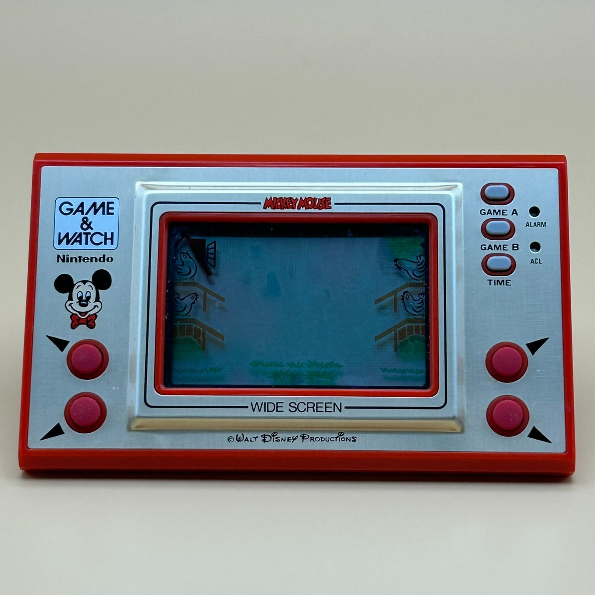 Nintendo Game & Watch MICKEY MOUSE MC-25 1981 w/ Box Vintage Japan