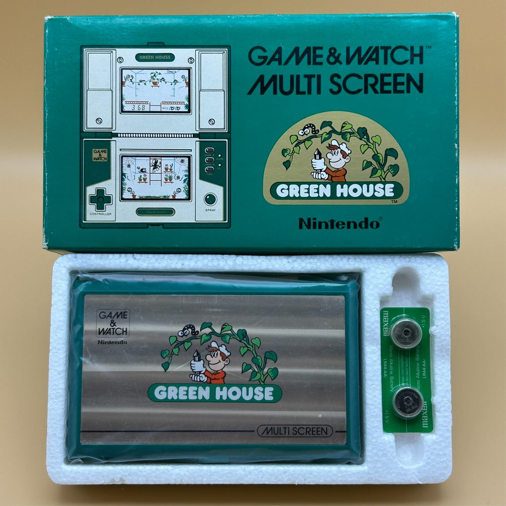 Nintendo Game & Watch GREEN HOUSE GH-54 1982 NEW
