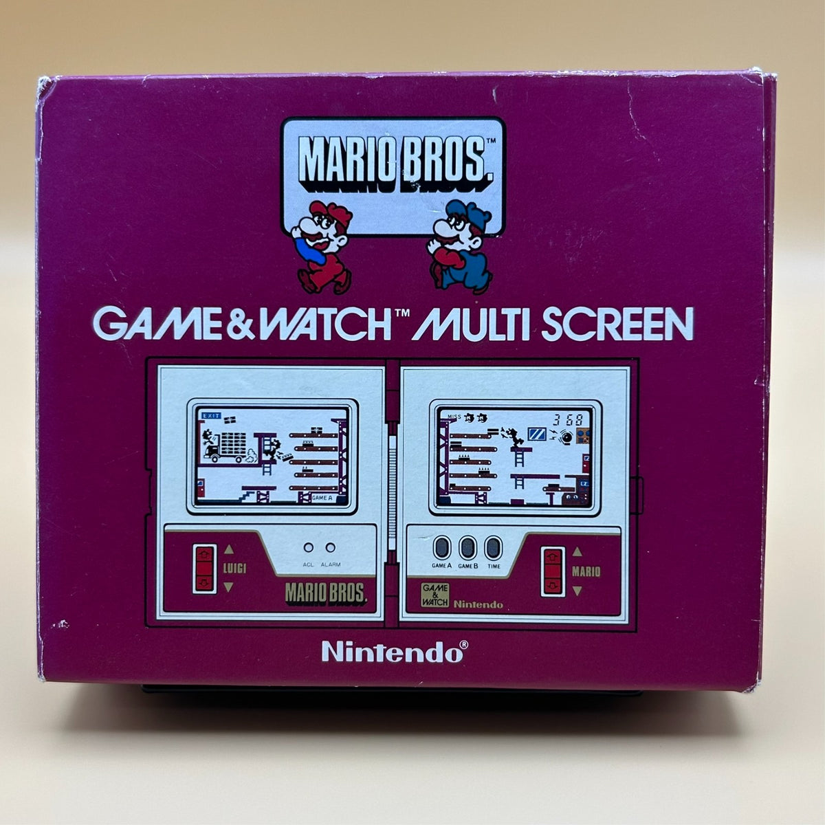 Nintendo Game & Watch MARIO BROS. MW-56 1983 MINT IN BOX