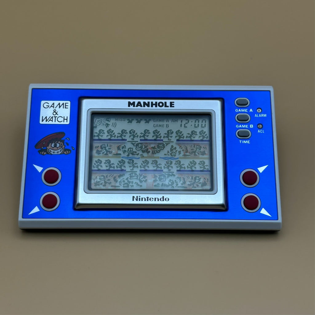 MANHOLE Nintendo Game & Watch NH-103 New Wide Series 1983 Mint in Box