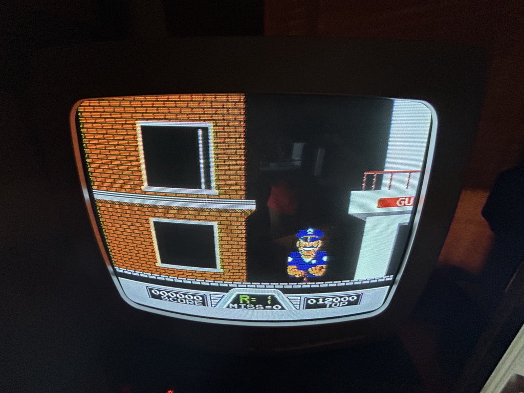 NES HOGAN'S ALLEY 5 Screw CIB Black Box Authentic Tested