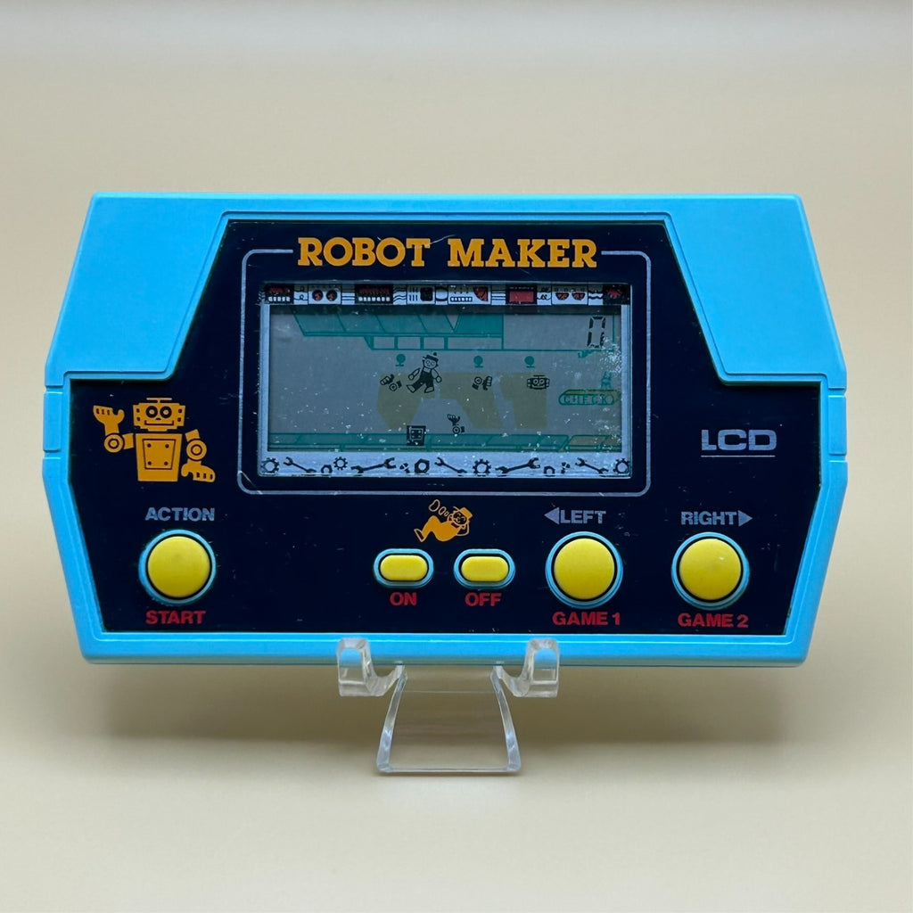 Game & Watch Style LCD Game ROBOT MAKER Vintage Japan 1982