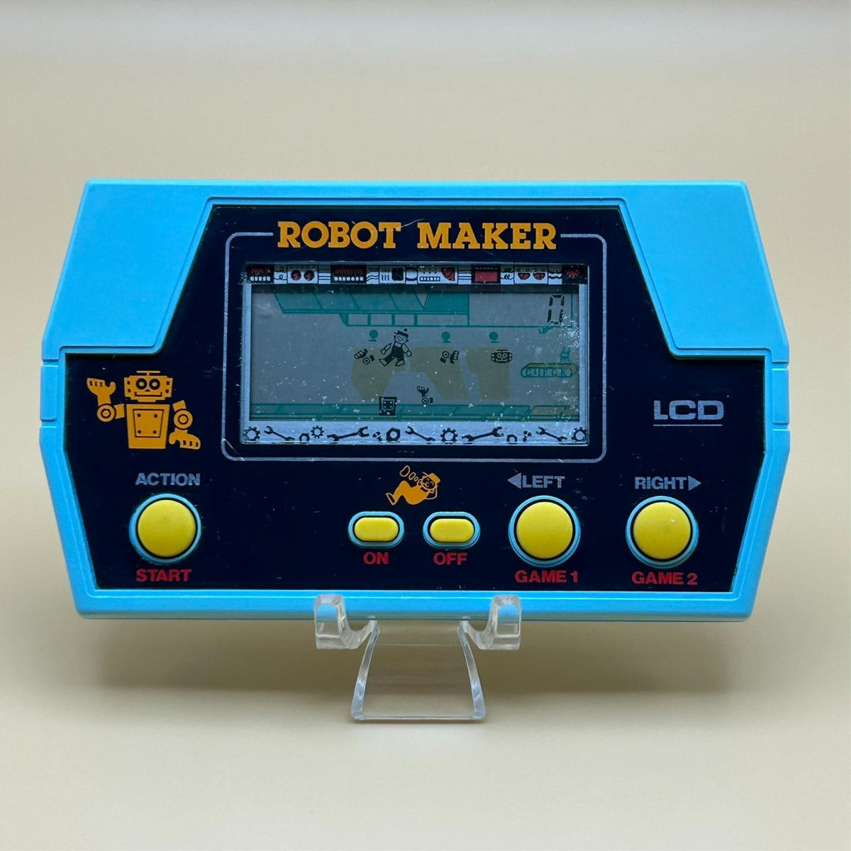Game & Watch Style LCD Game ROBOT MAKER Vintage Japan 1982