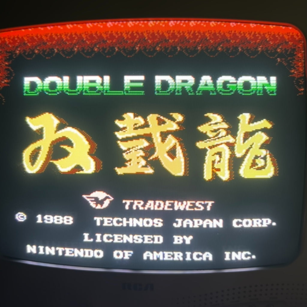 DOUBLE DRAGON I II III 1 2 3 Trilogy NES Lot Authentic Nintendo Cleaned & Tested