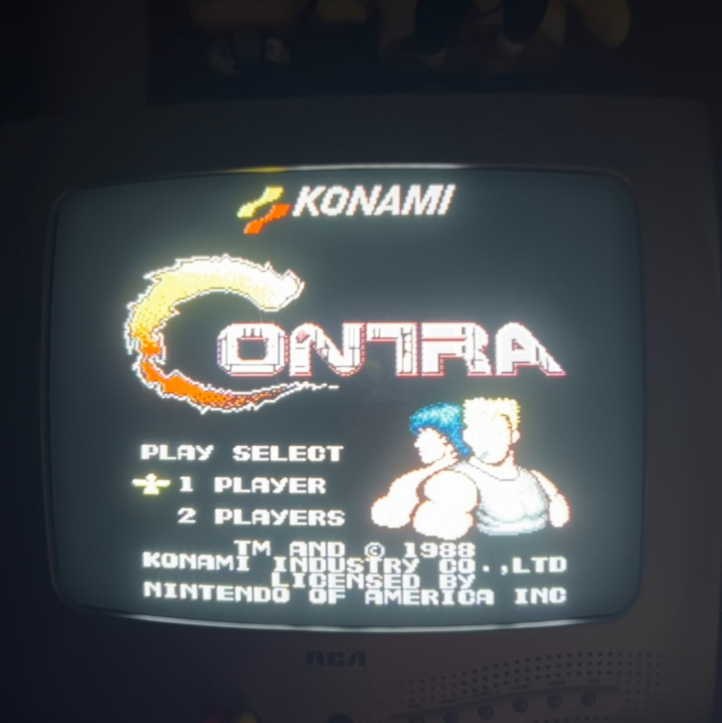 CONTRA & SUPER C NES Game Lot Authentic Nintendo Carts Cleaned & Tested
