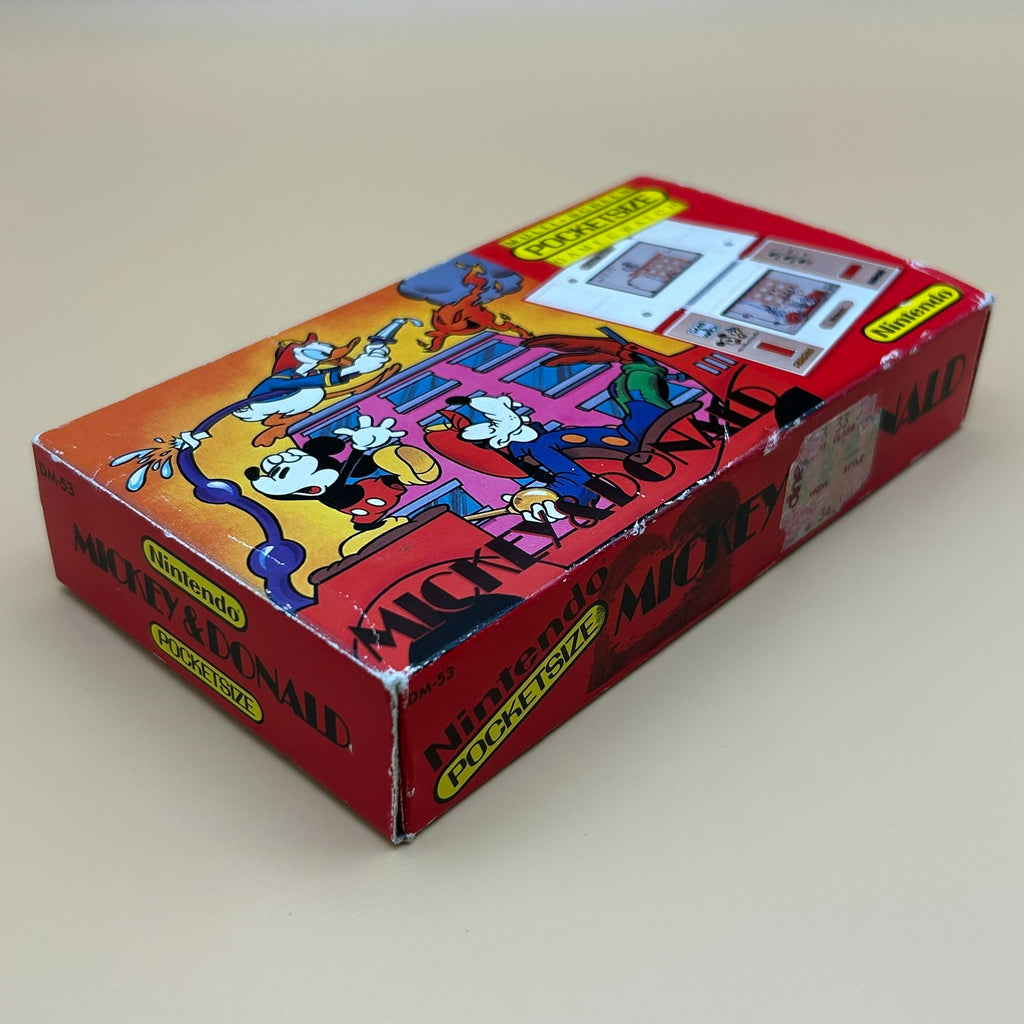 POCKETSIZE MICKEY & DONALD Nintendo Game & Watch DM-53 1982 MIB