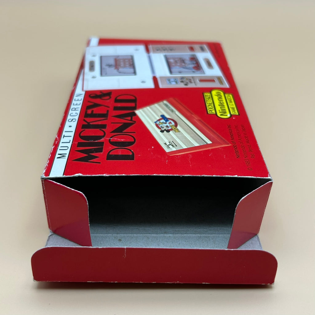 POCKETSIZE MICKEY & DONALD Nintendo Game & Watch DM-53 1982 MIB