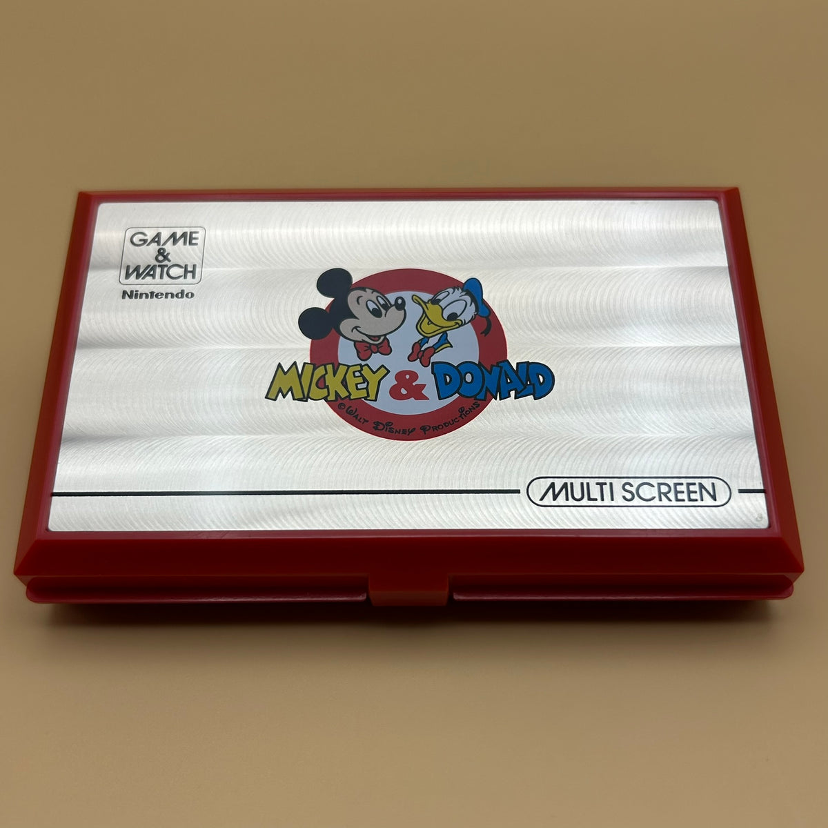 POCKETSIZE MICKEY & DONALD Nintendo Game & Watch DM-53 1982 MIB
