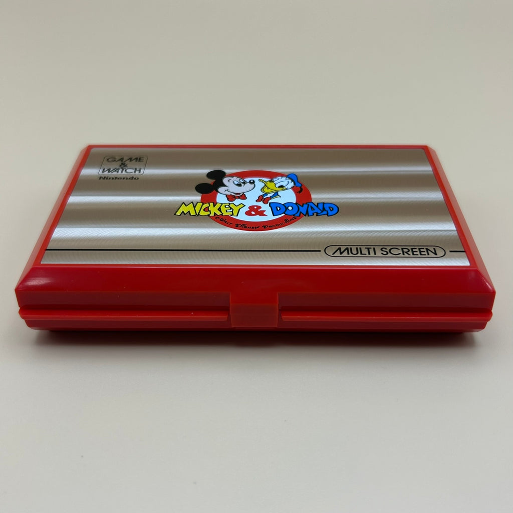 POCKETSIZE MICKEY & DONALD Nintendo Game & Watch DM-53 1982 MIB