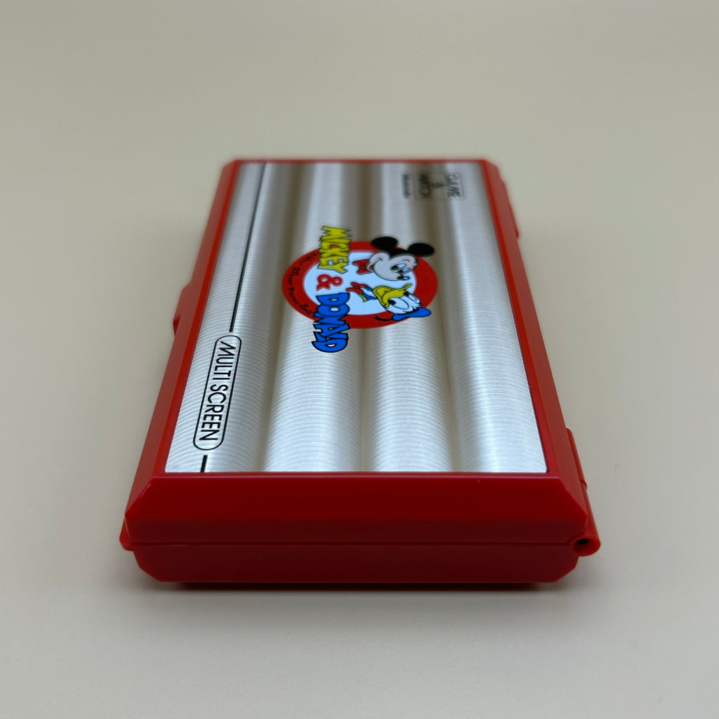 POCKETSIZE MICKEY & DONALD Nintendo Game & Watch DM-53 1982 MIB