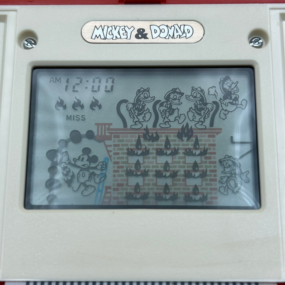 POCKETSIZE MICKEY & DONALD Nintendo Game & Watch DM-53 1982 MIB
