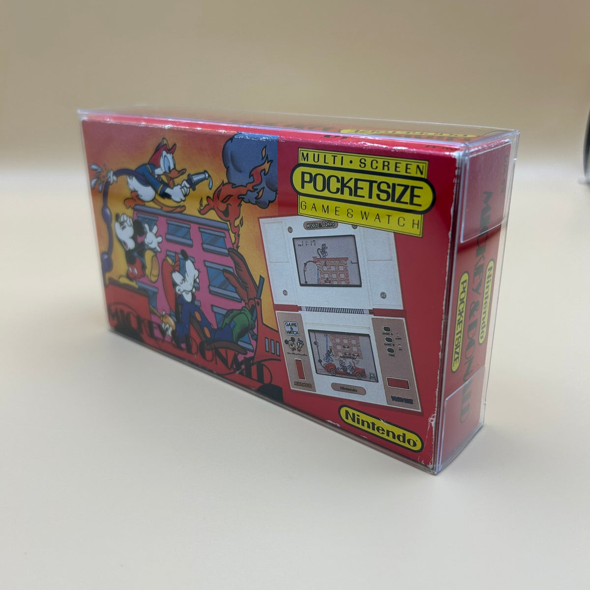 POCKETSIZE MICKEY & DONALD Nintendo Game & Watch DM-53 1982 MIB