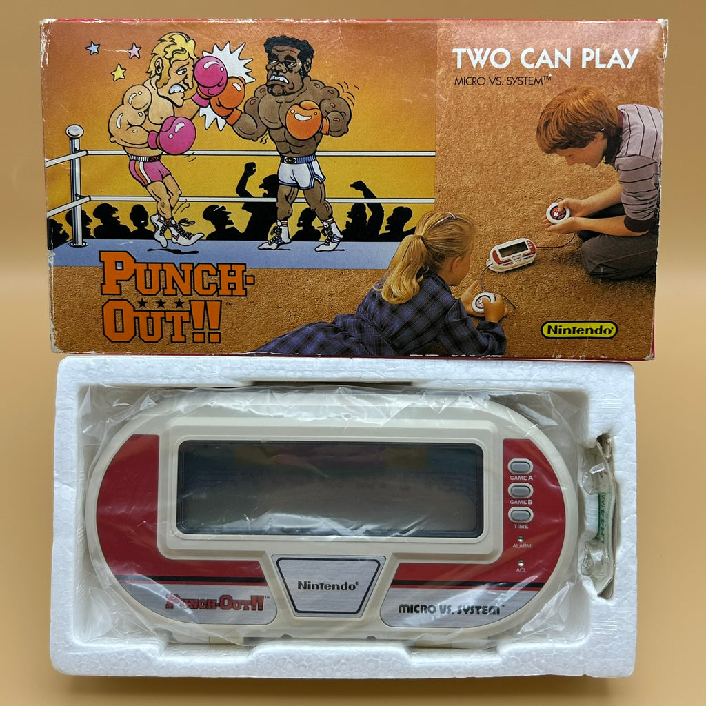 PUNCH-OUT!! Pocketsize Nintendo Game & Watch Micro vs. System Boxed NOA