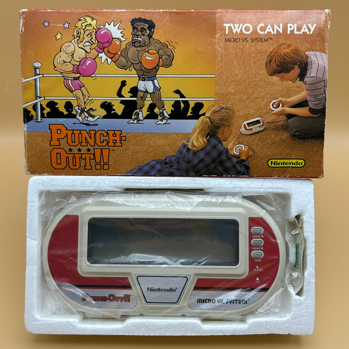 PUNCH-OUT!! Pocketsize Nintendo Game & Watch Micro vs. System Boxed NOA