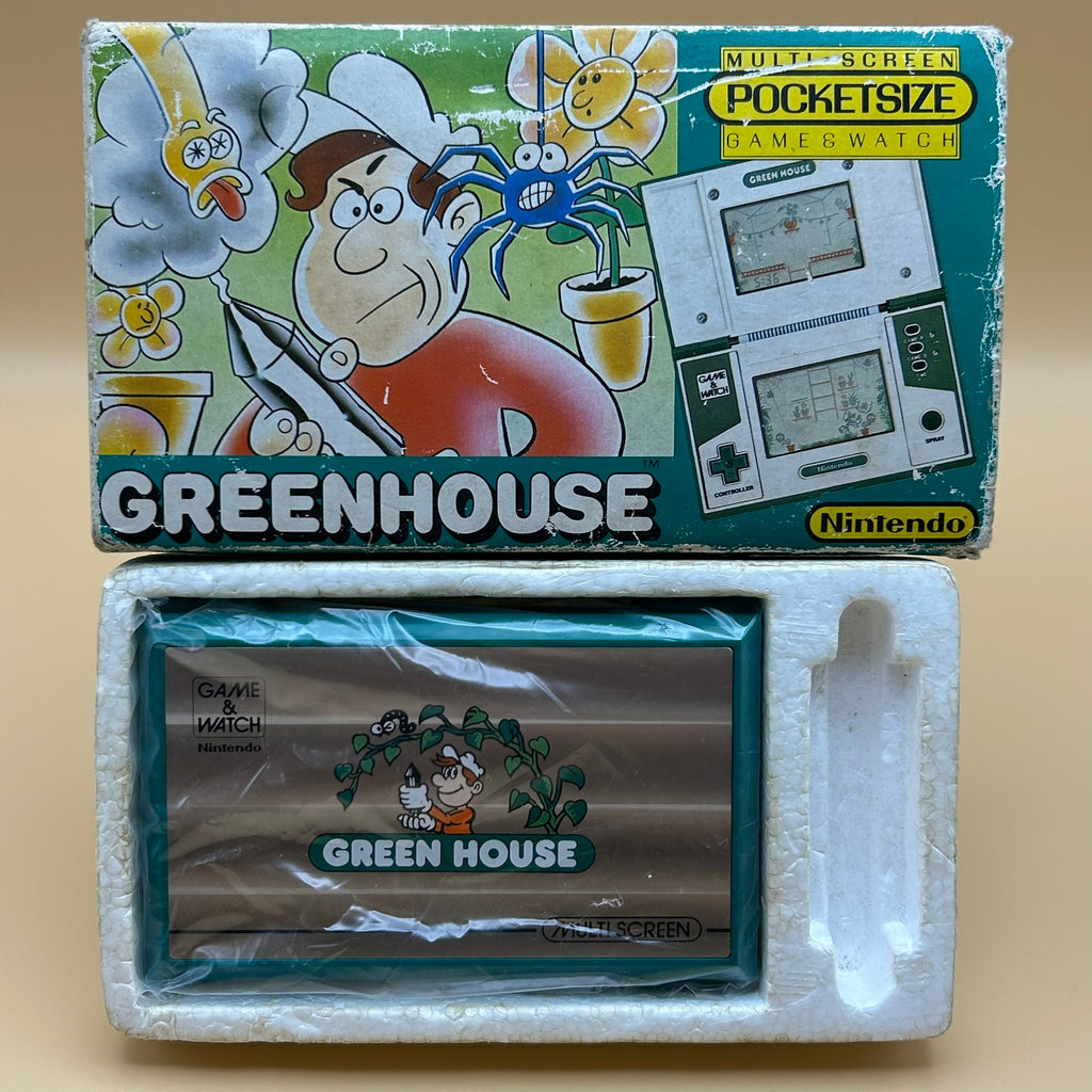 POCKETSIZE GREEN HOUSE Nintendo Game & Watch GH-54