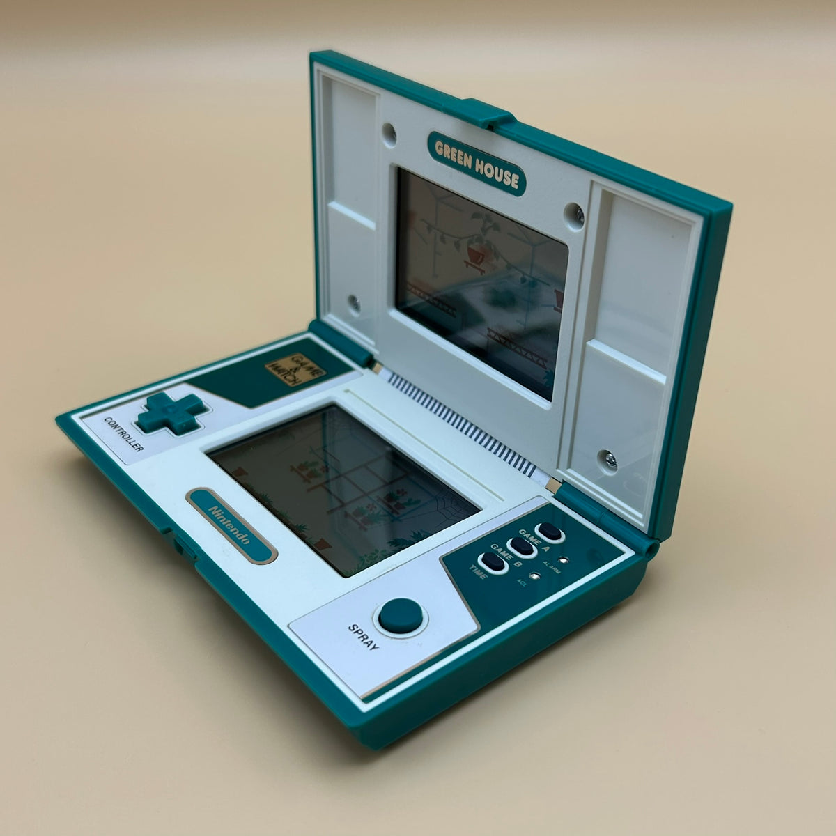 POCKETSIZE GREEN HOUSE Nintendo Game & Watch GH-54