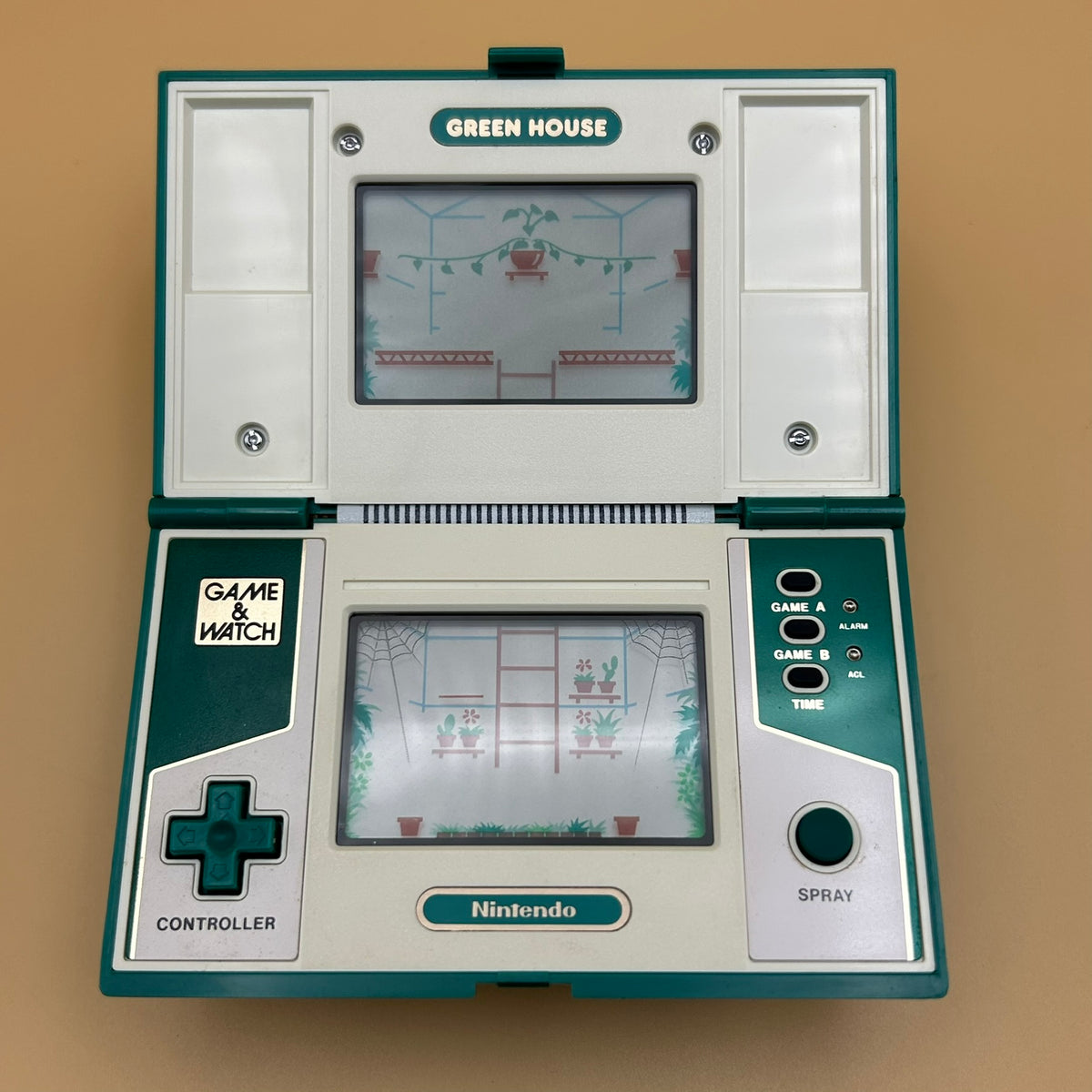 POCKETSIZE GREEN HOUSE Nintendo Game & Watch GH-54