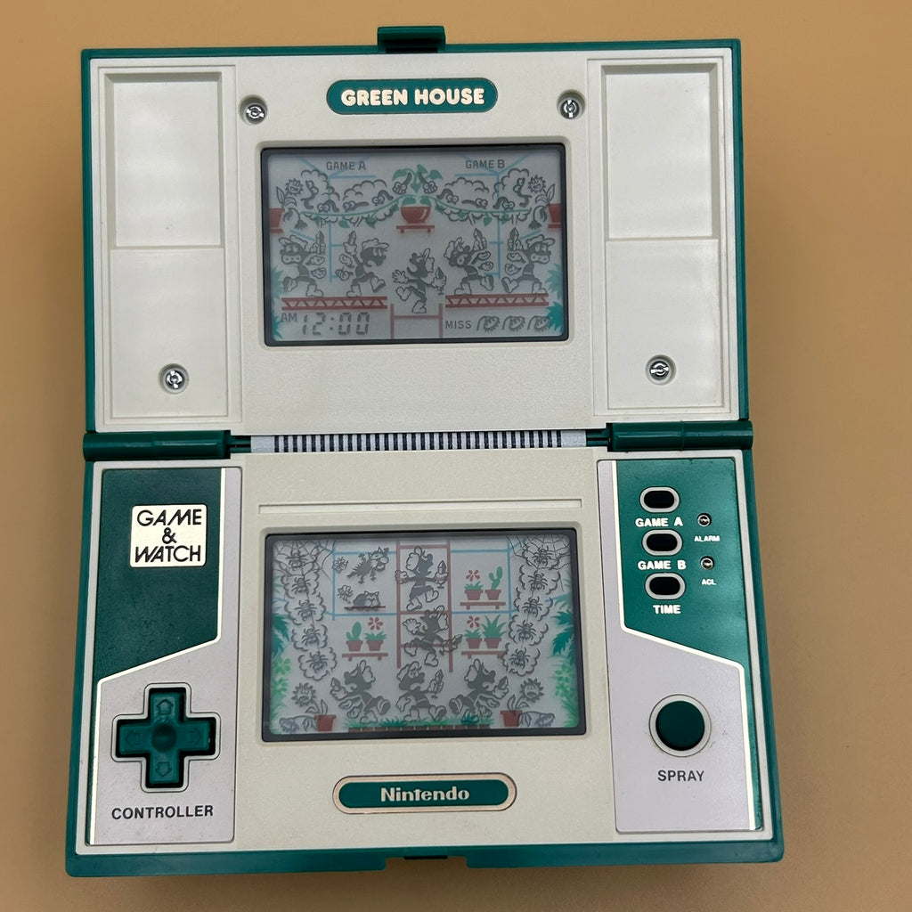 POCKETSIZE GREEN HOUSE Nintendo Game & Watch GH-54