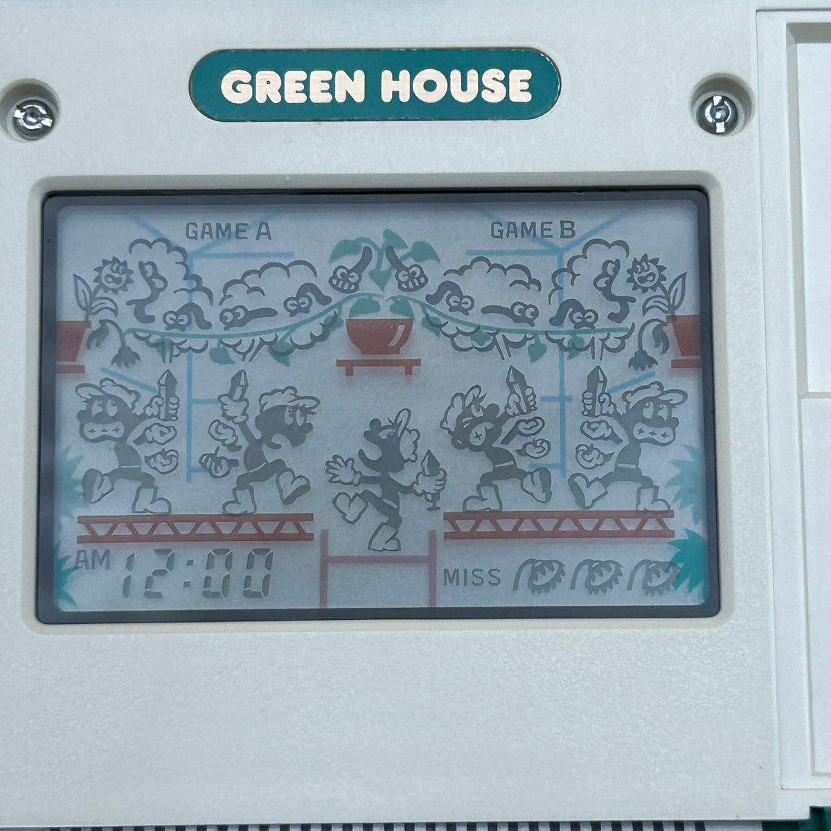 POCKETSIZE GREEN HOUSE Nintendo Game & Watch GH-54