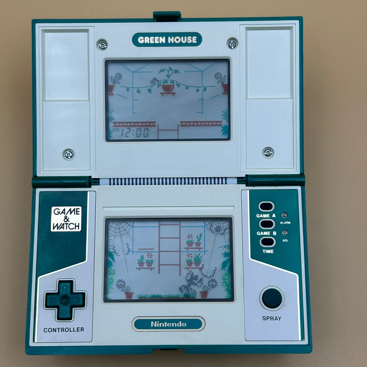POCKETSIZE GREEN HOUSE Nintendo Game & Watch GH-54