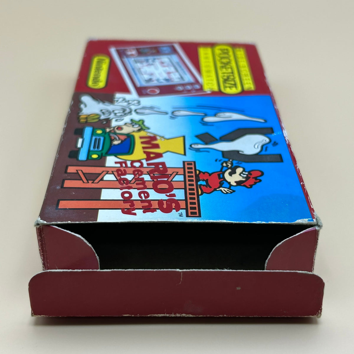 POCKETSIZE MARIO'S CEMENT FACTORY Nintendo Game & Watch Mint In Box
