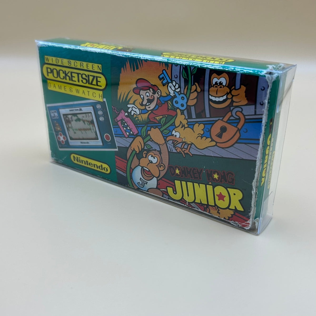 POCKETSIZE DONKEY KONG JR. Nintendo Game & Watch DJ-101 Boxed Vintage 1982