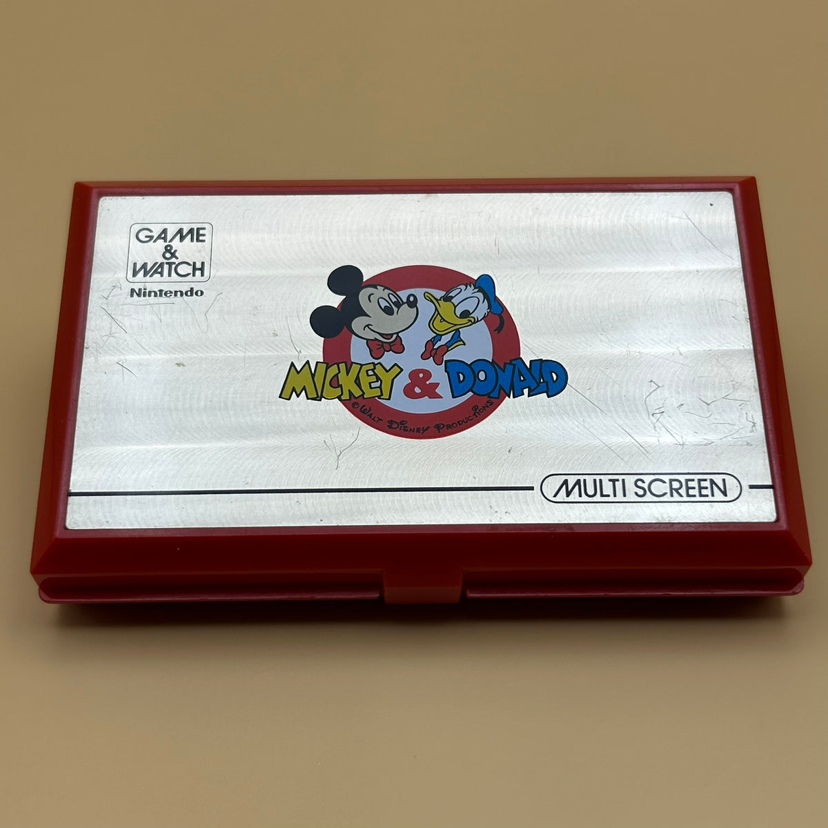 POCKETSIZE MICKEY & DONALD Nintendo Game & Watch DM-53 1982