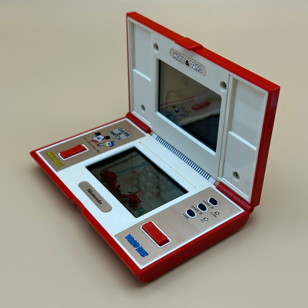 POCKETSIZE MICKEY & DONALD Nintendo Game & Watch DM-53 1982