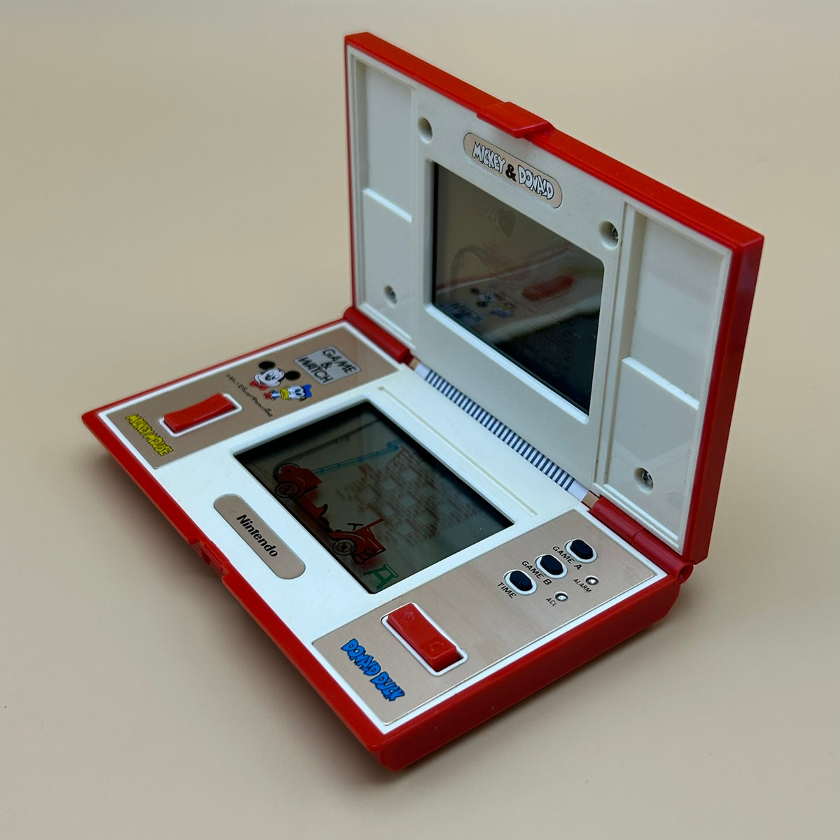 POCKETSIZE MICKEY & DONALD Nintendo Game & Watch DM-53 1982